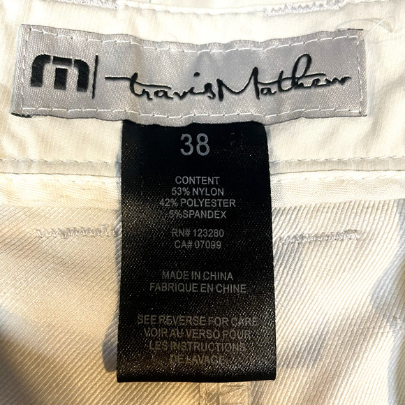 Travis Mathew Shorts Mens 38 Gray Golf Chino Casual Performance Stretch Outdoor - Picture 3 of 9